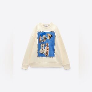 ZARA Venus Italica Sweatshirt Size M